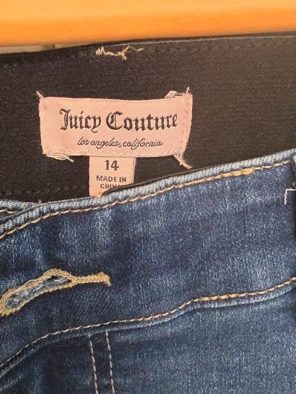 Juicy Couture Blue Ankle Crop Stretch Jeans - Picture 2 of 10